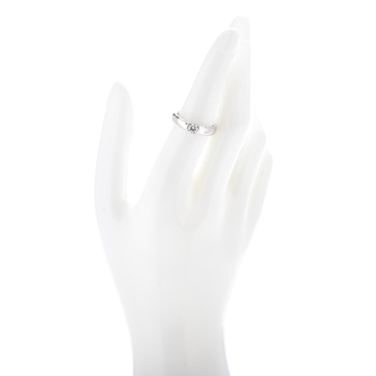 Platinum Diamond .39ct Etoile Solitaire Engagement Ring 54 7