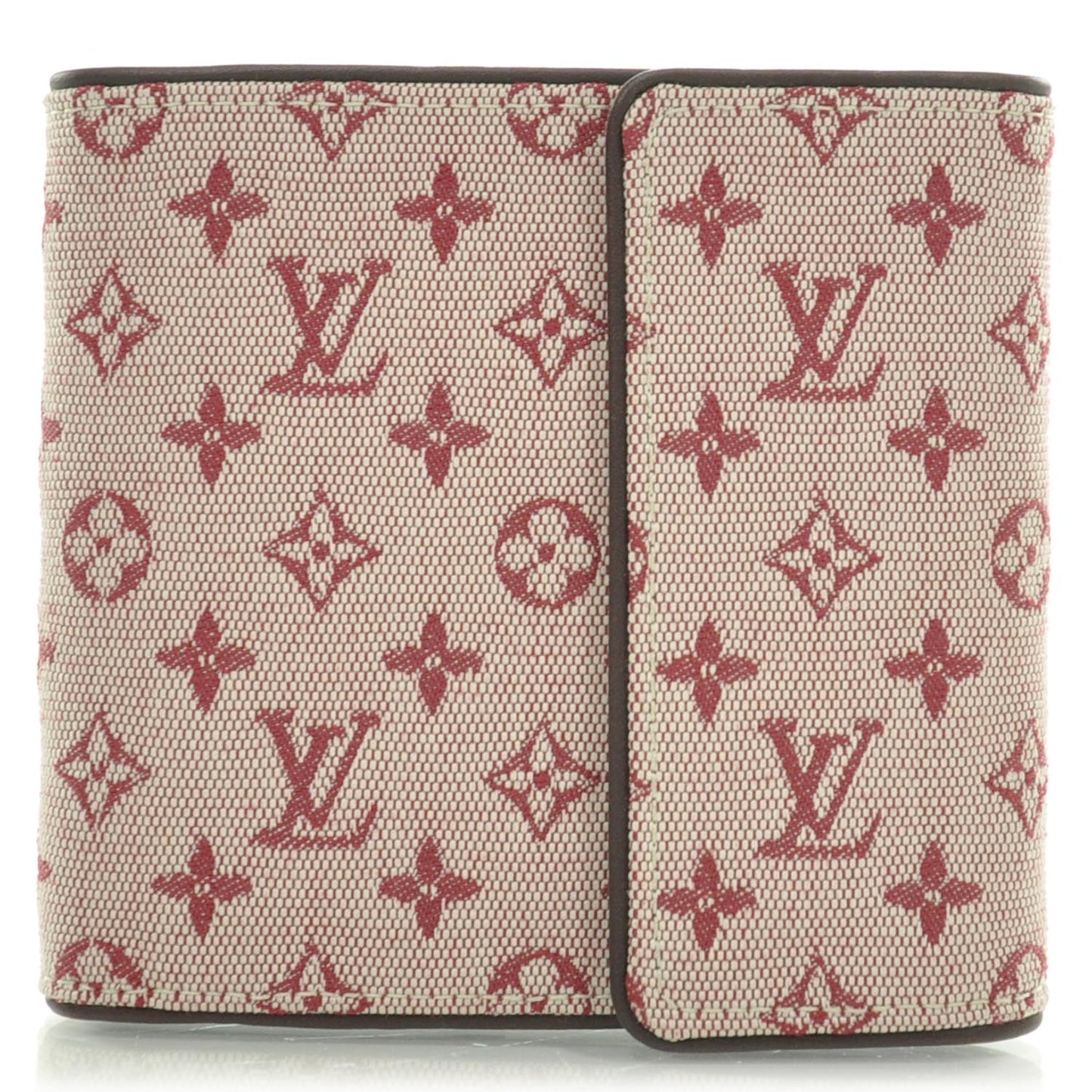 Mini Monogram Compact Wallet Cherry