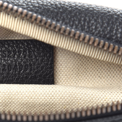 Gucci Grained Calfskin Small Logo Belt Bag Black 7 of 9