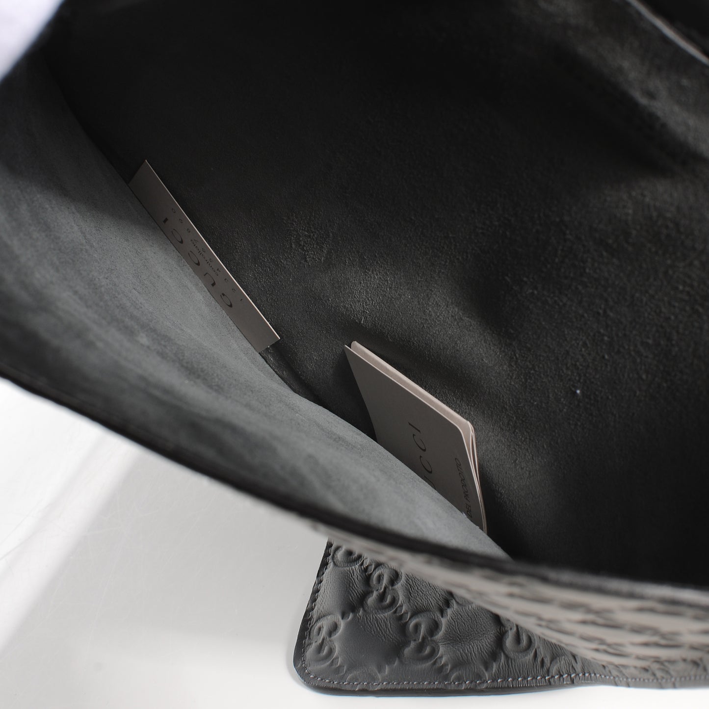 Rubber Guccissima Ipad Case Charcoal
