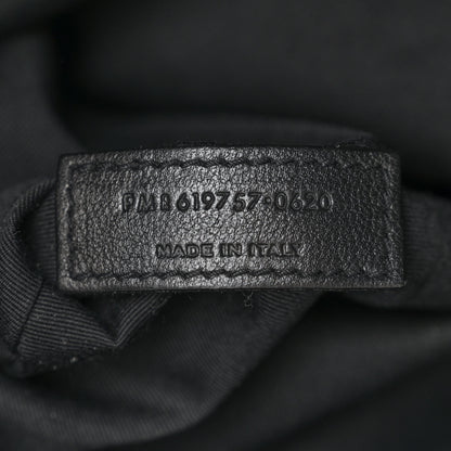 Saint Laurent Canvas All-Over Monogram Cabas Tote Beige Black 7 of 10