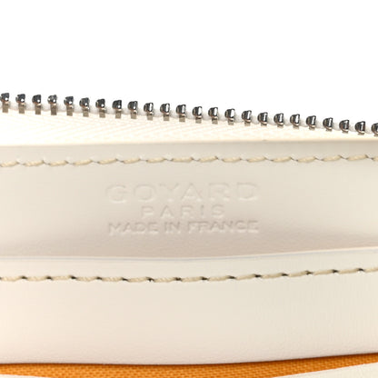 Goyard Goyardine Matignon PM Wallet White 7 of 9
