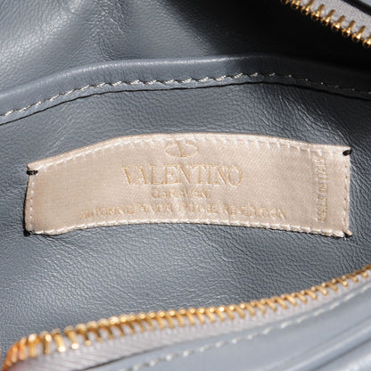 Valentino Garavani Calfskin Logo Go Crossbody Bag Grey 6 of 7