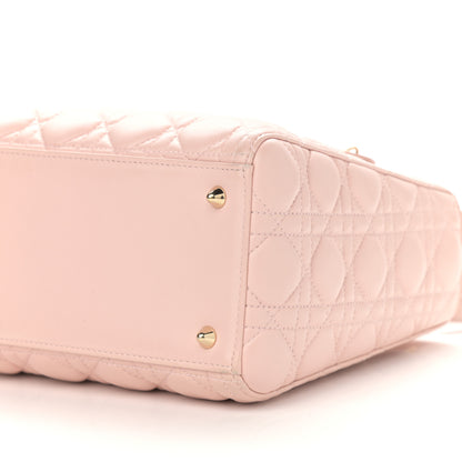 Christian Dior Lambskin Cannage Medium Lady Dior Light Pink 9 of 9