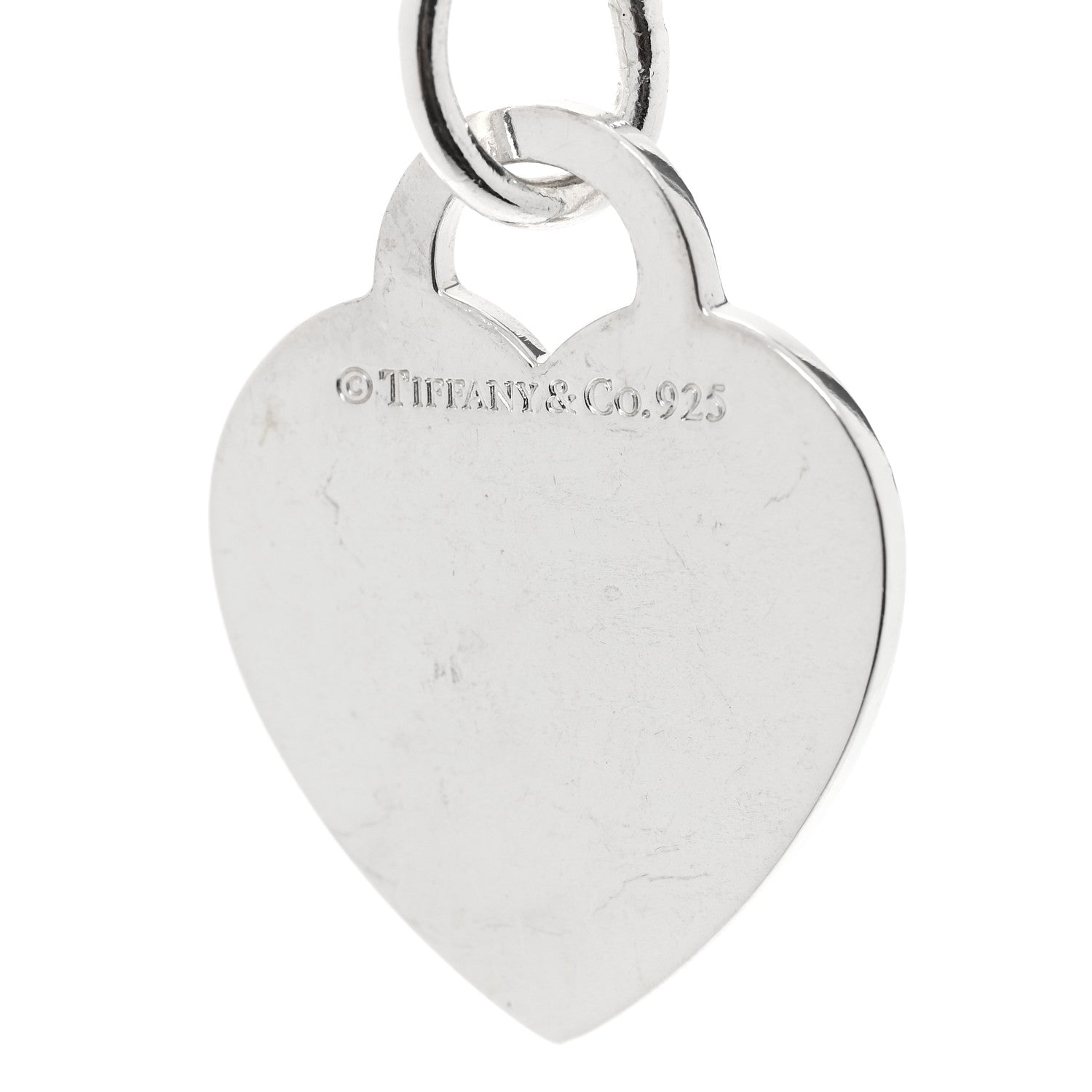 Tiffany Sterling Silver Heart Tag Toggle Necklace 5 of 5