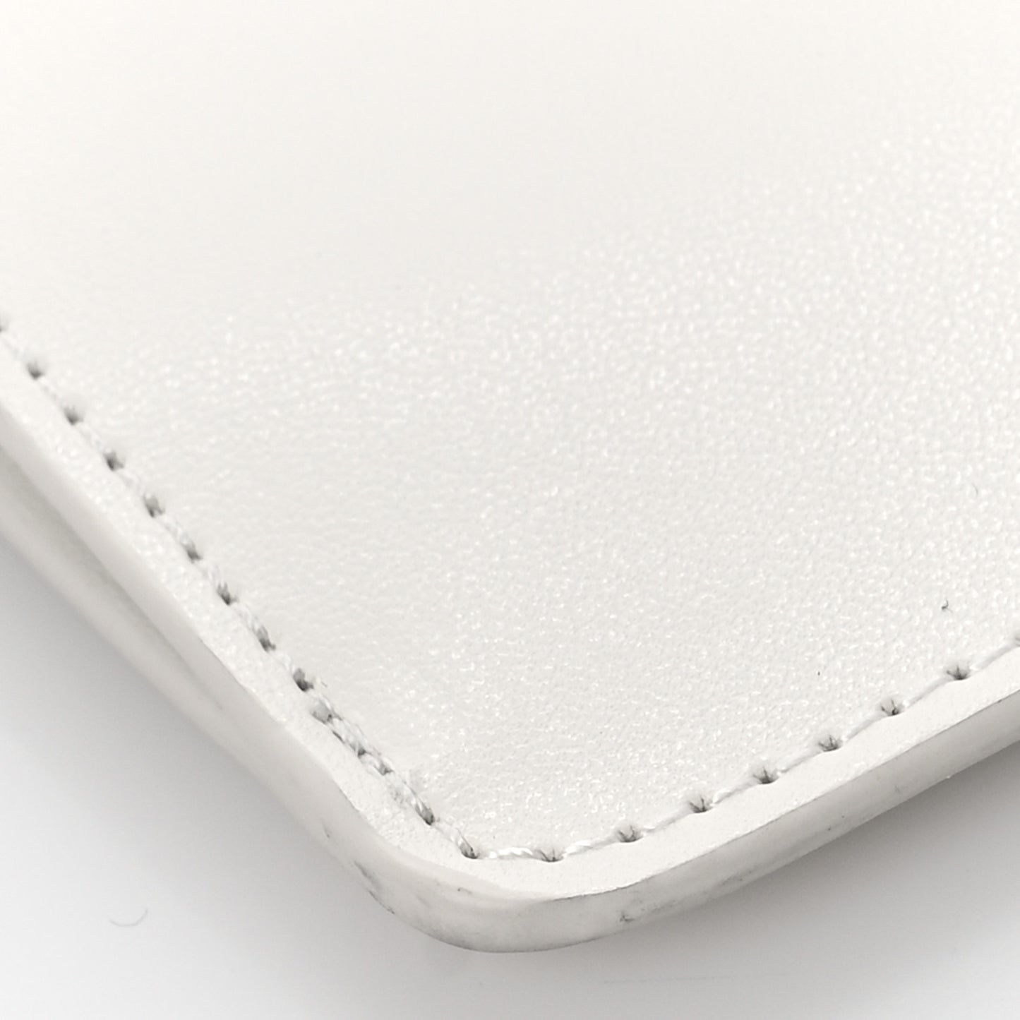 Smooth Calfskin Sunglasses Pouch White