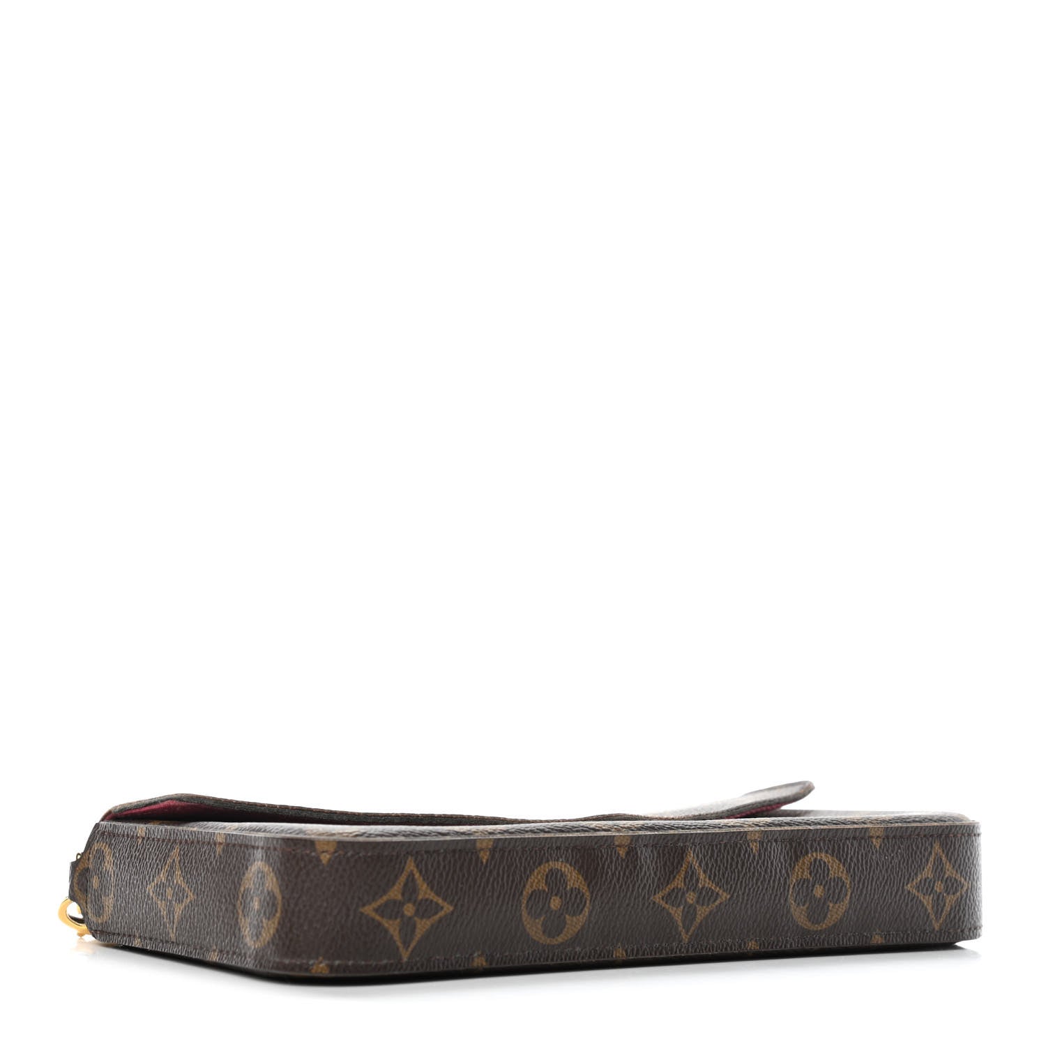 Louis Vuitton Monogram Pochette Felicie Chain Wallet Fuchsia 3 of 4