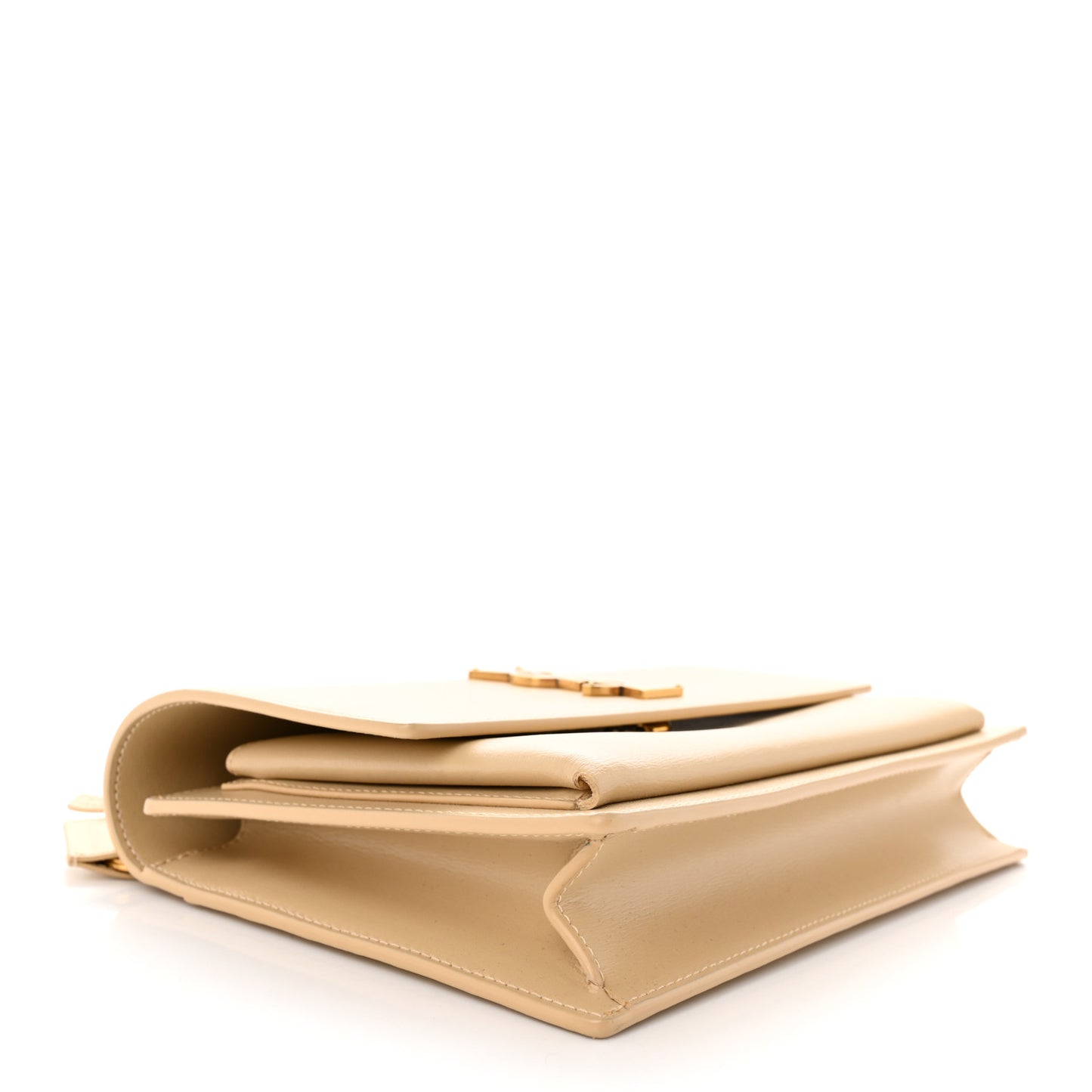 Smooth Calfskin Medium Monogram Sunset Satchel New Aspen