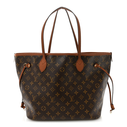 Louis Vuitton Monogram Calfskin Neo Neverfull Inside Out MM Tan 1 of 17
