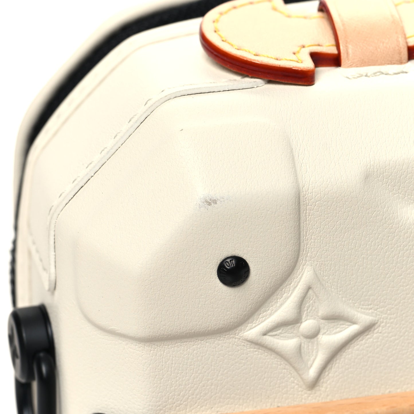 Debossed Monogram Future Trunk White
