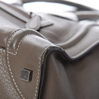 Celine Drummed Calfskin Mini Luggage Souris 14 of 14