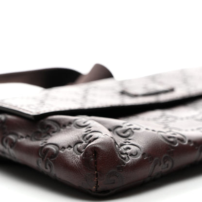 Gucci Guccissima Waist Belt Bag Dark Brown 9 of 10