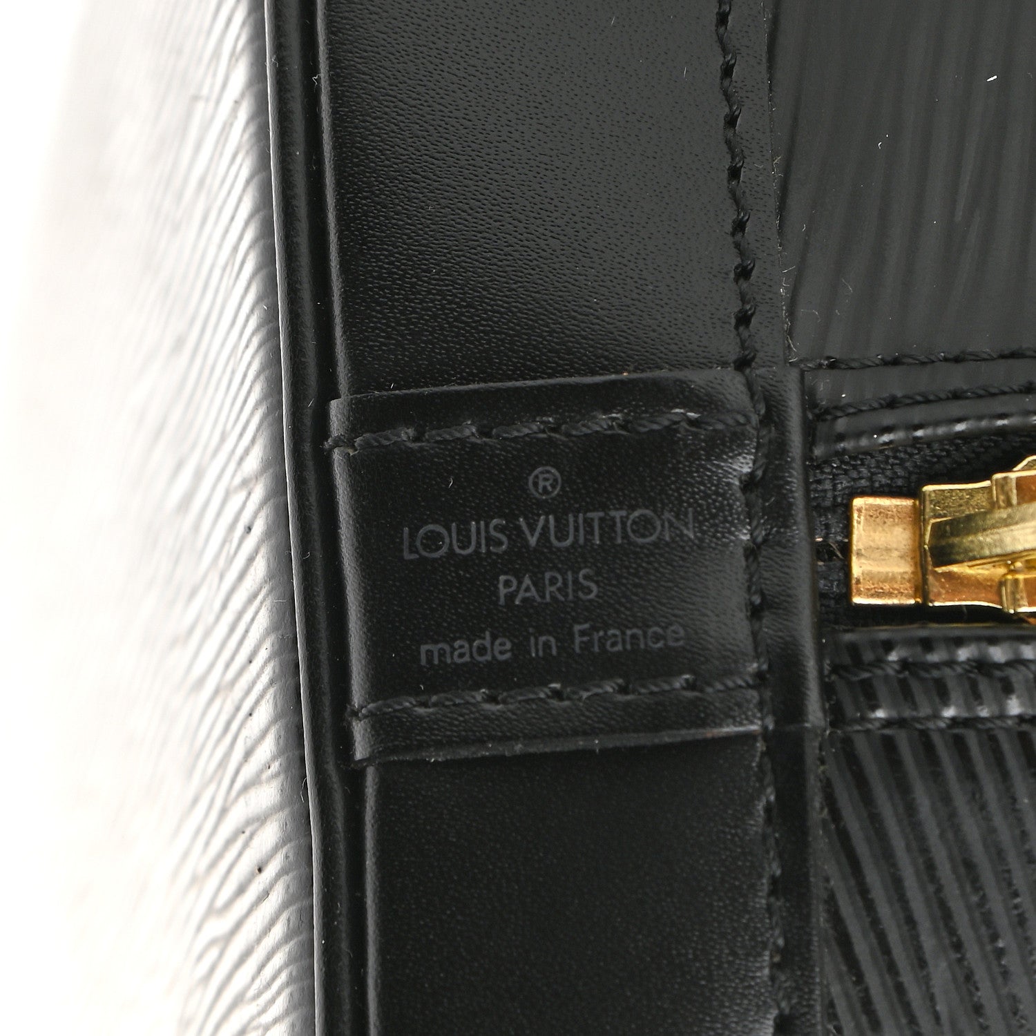 Louis Vuitton Epi Alma PM Black 5 of 8
