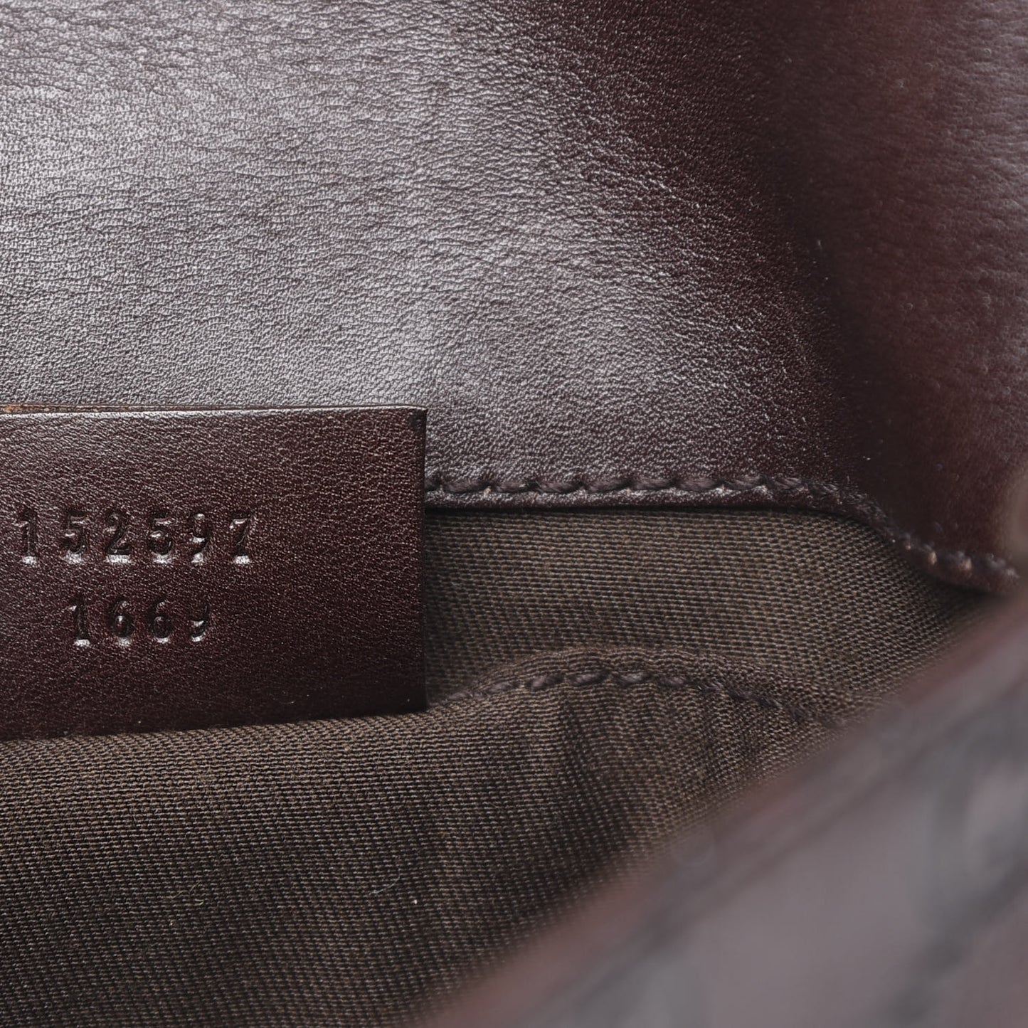 Guccissima Slim Belt Bag Dark Brown