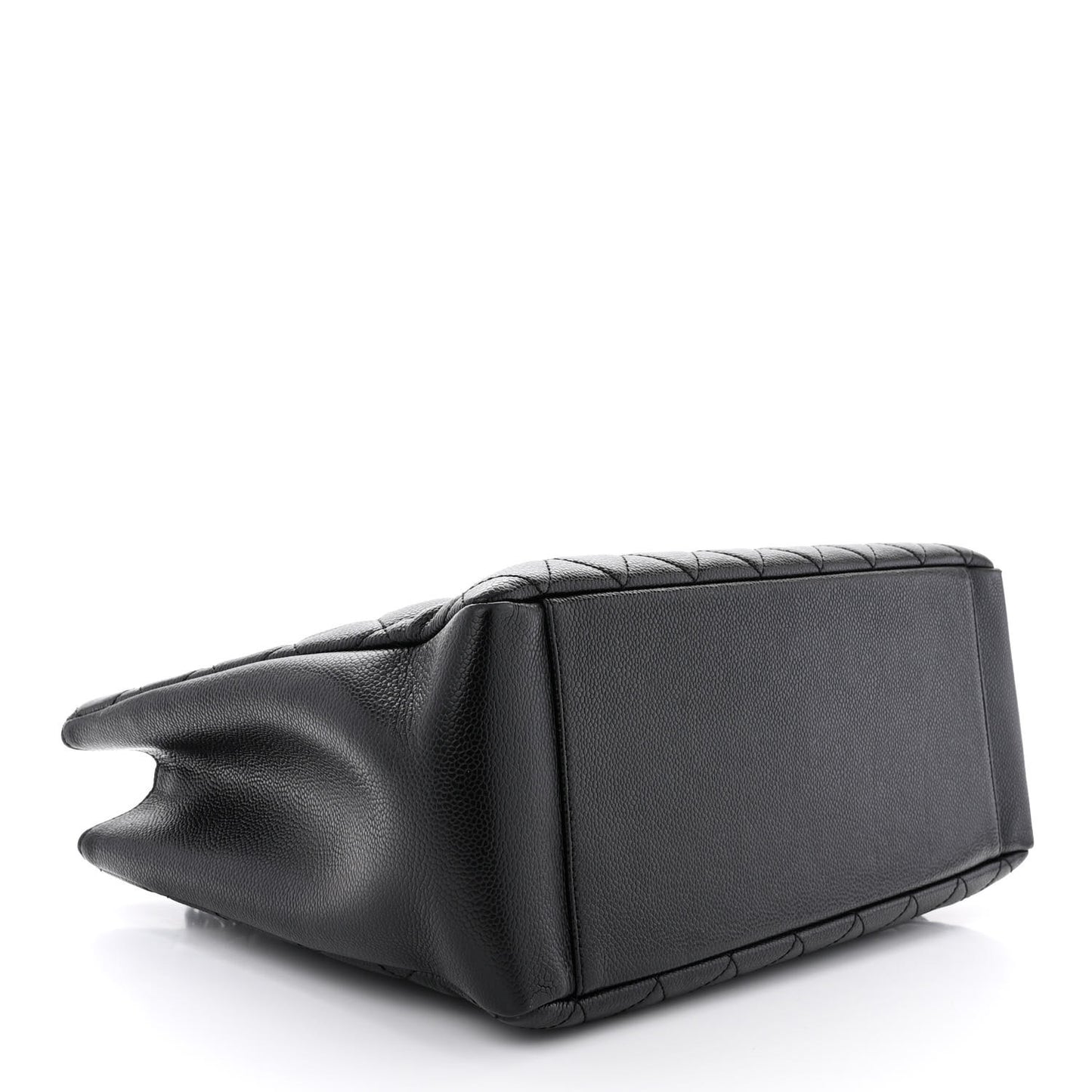 Caviar Quilted Grand Shopping Tote GST Black