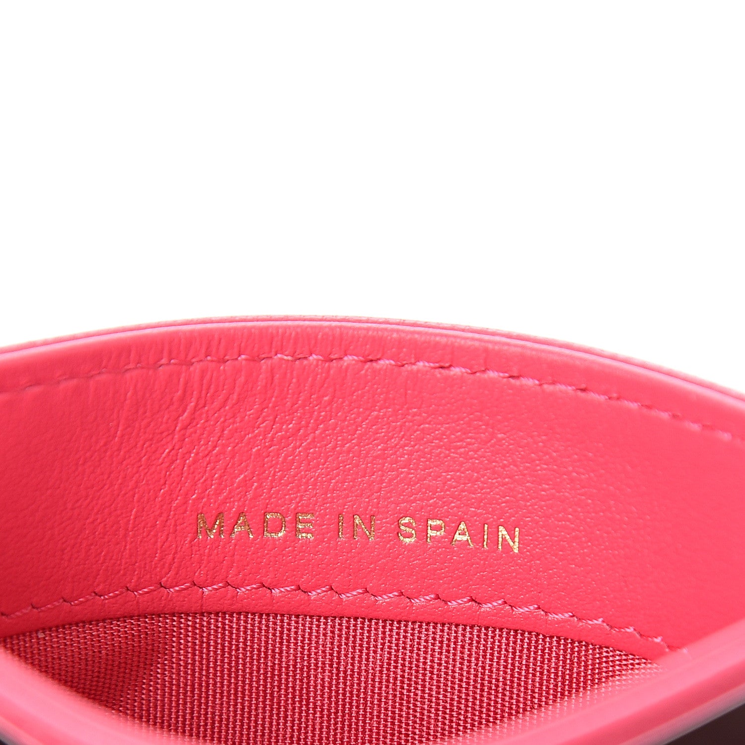 Chanel Shiny Goatskin Quilted 19 Card Holder Dark Pink 5 of 8