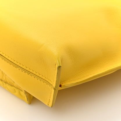 Loewe Calfskin Embossed Large Double Amarillo Pouch Yellow 16 of 17