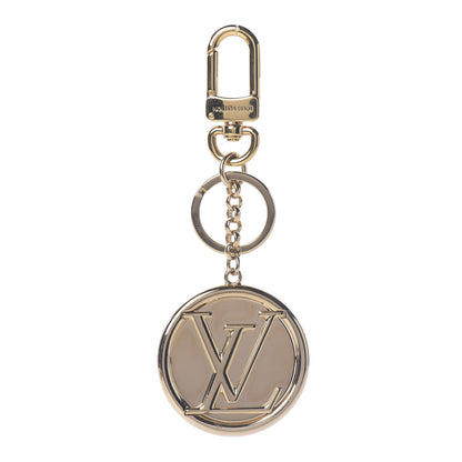 Louis Vuitton LV Circle Bag Charm Key Holder Gold 2 of 6