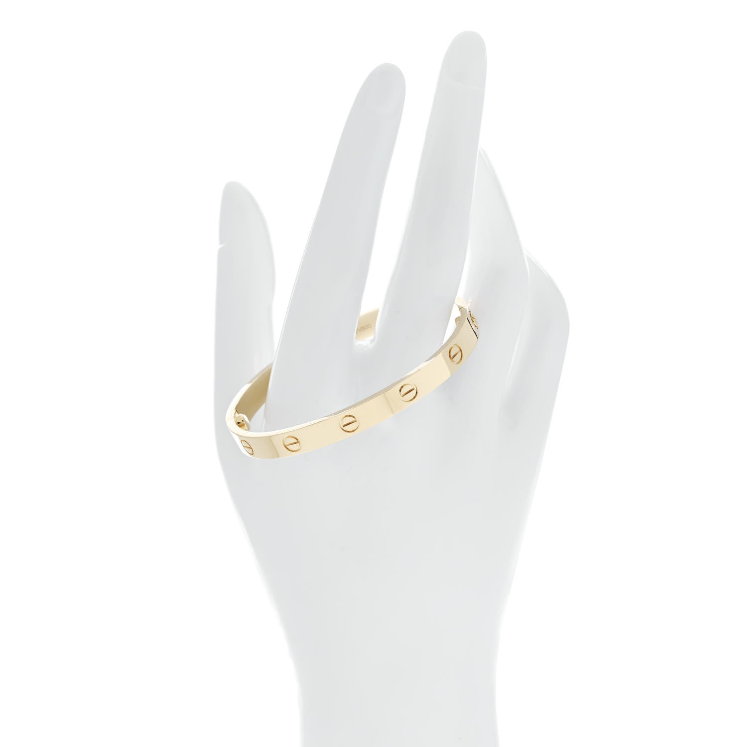Cartier 18K Yellow Gold LOVE Bracelet 17 3 of 19