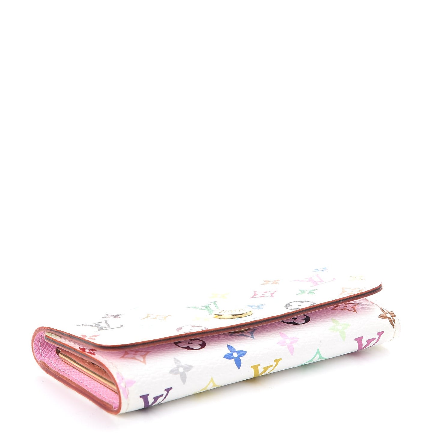 Monogram Multicolor Multicles 4 Key Holder White Litchi