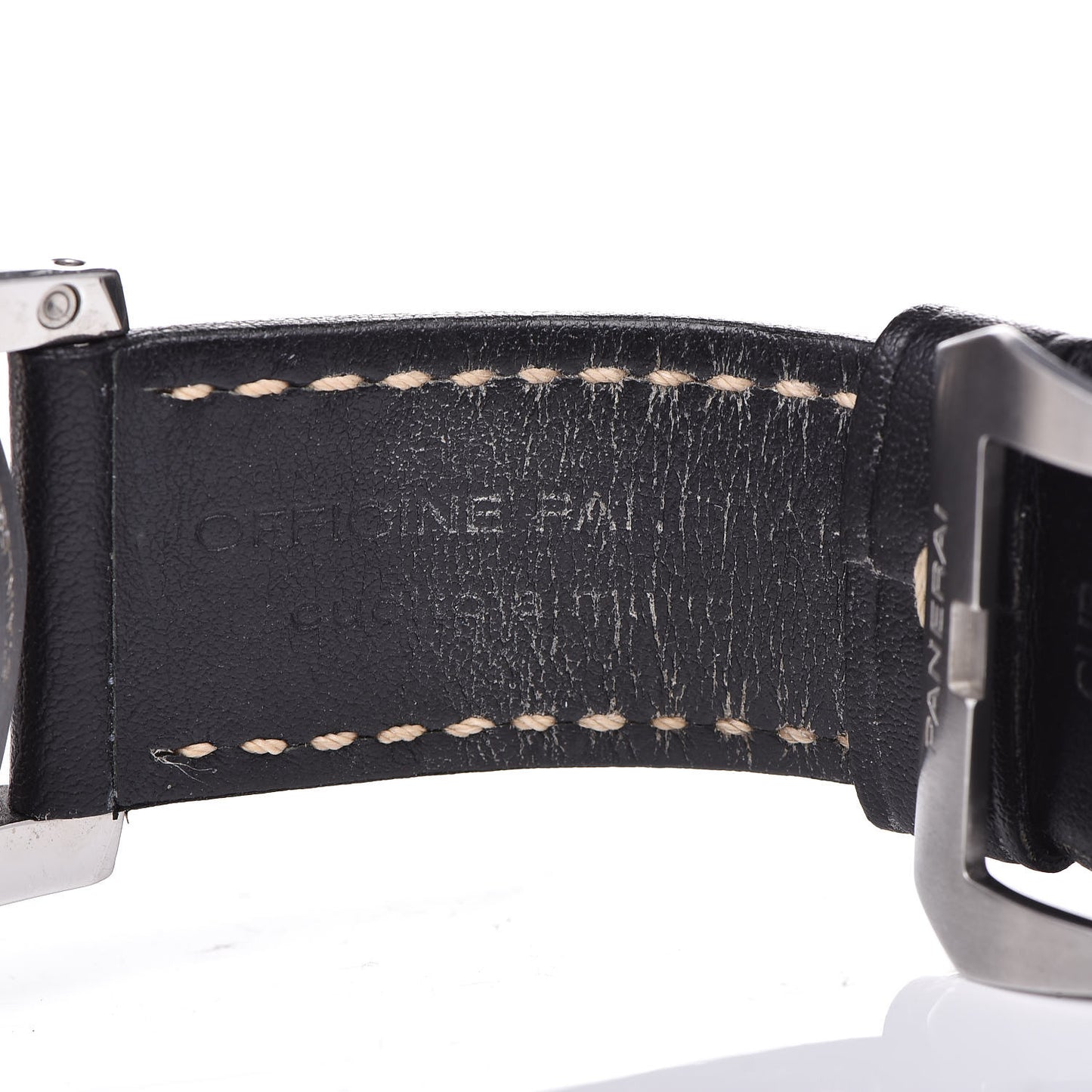 Stainless Steel Calfskin 44mm Luminor Marina 1950 Automatic Watch Black PAM00359