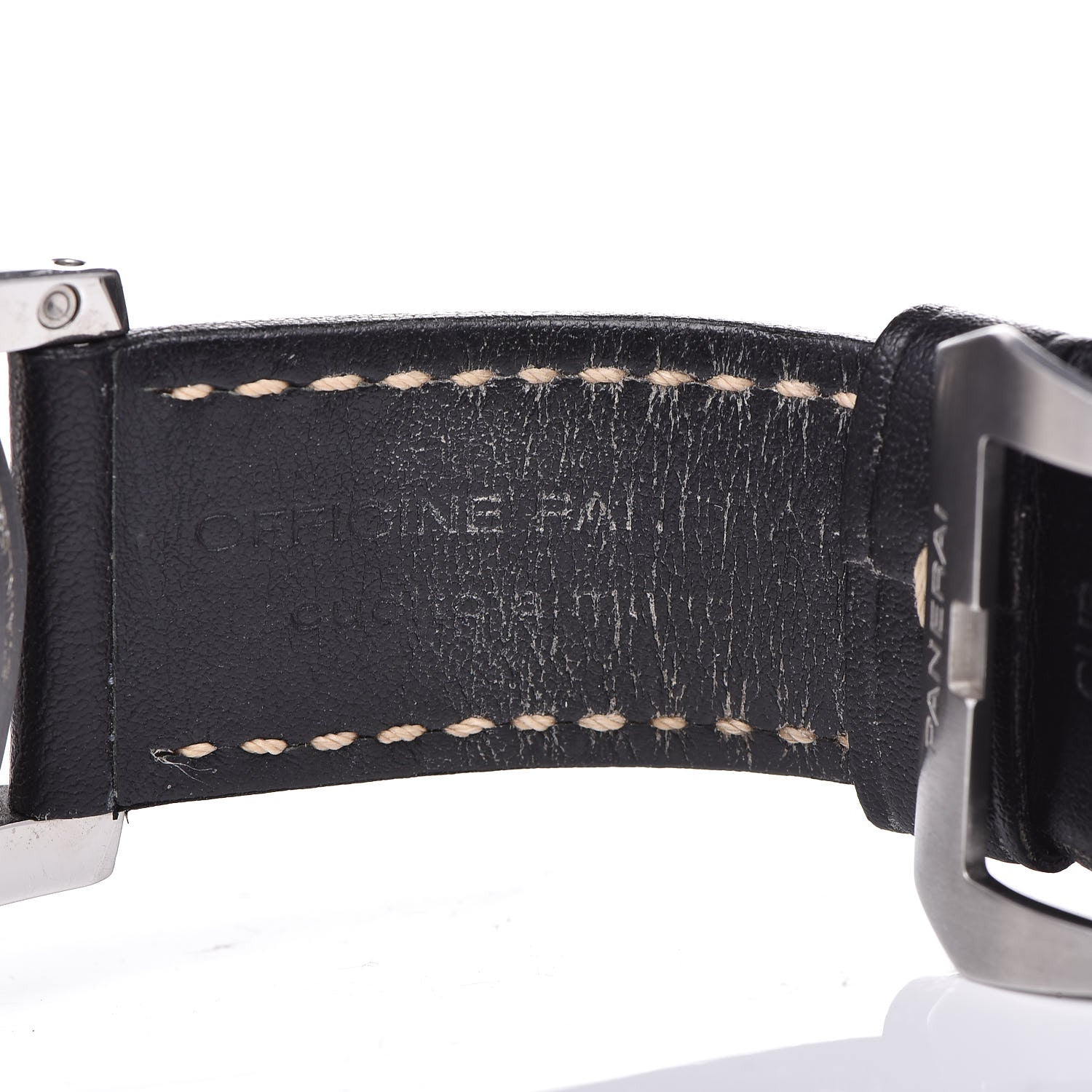 Panerai Stainless Steel Calfskin 44mm Luminor Marina 1950 Automatic Watch Black PAM00359 8 of 12
