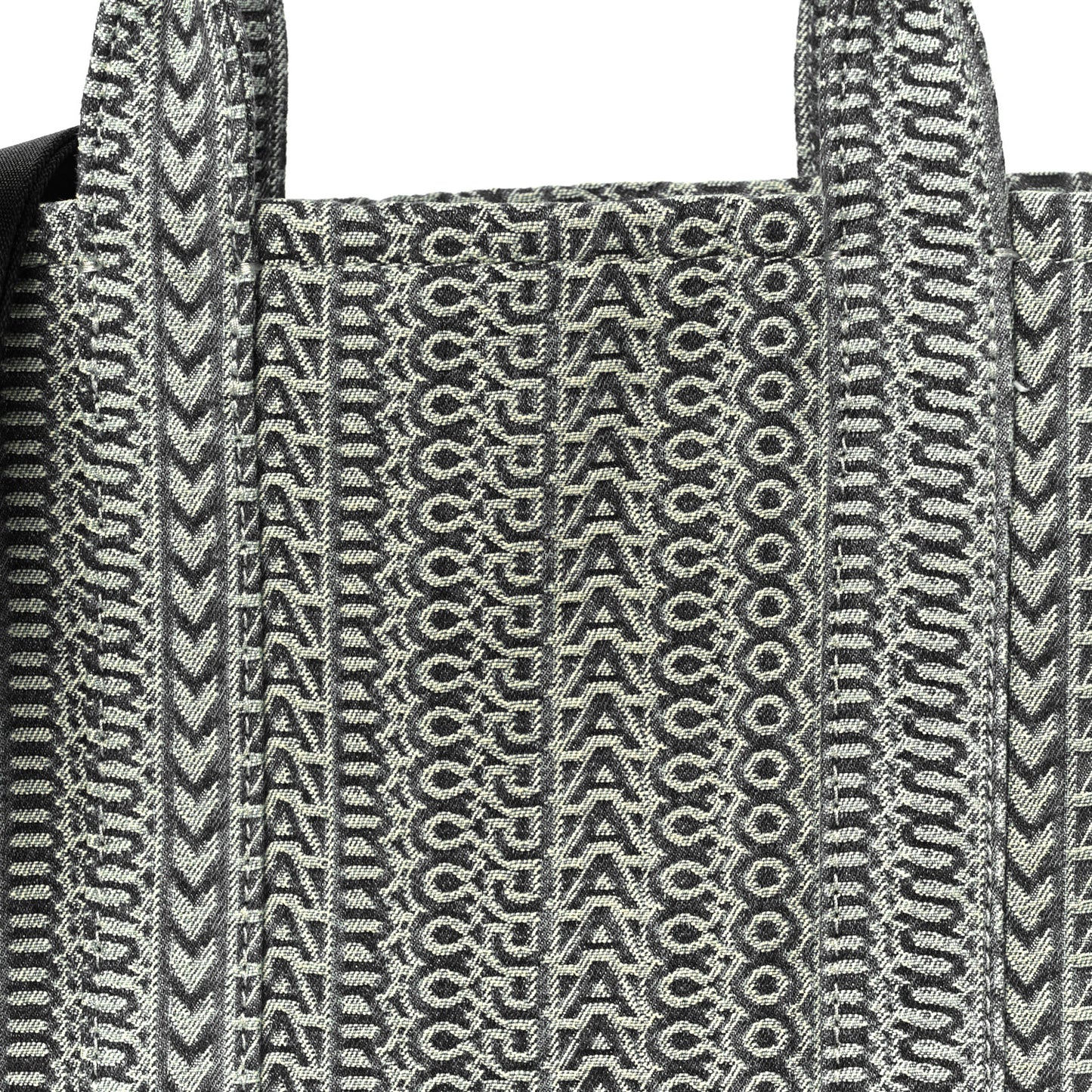Cotton Washed Monogram Denim Medium Tote Bag Sun Faded Denim