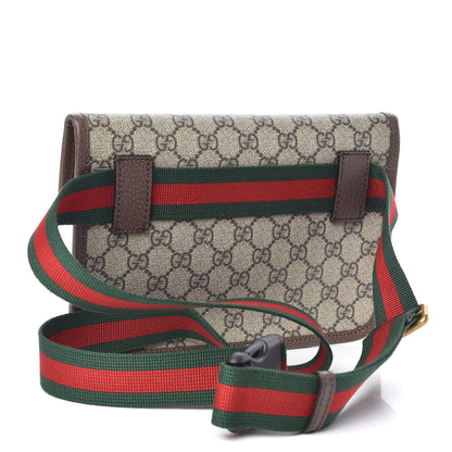 Gucci GG Supreme Monogram Neo Vintage Web Belt Bag Brown 3 of 10