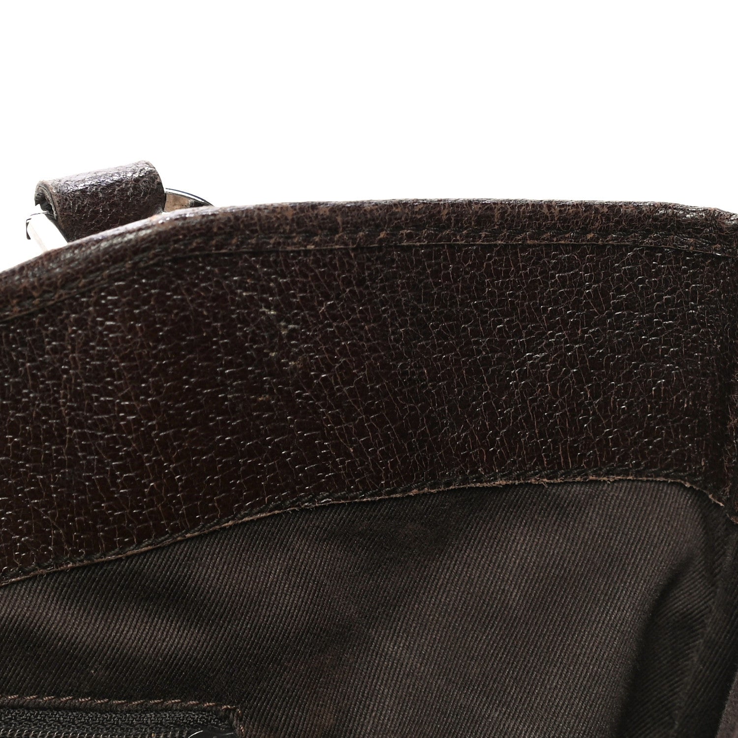 Gucci Monogram Signature Tote Dark Brown 20 of 41