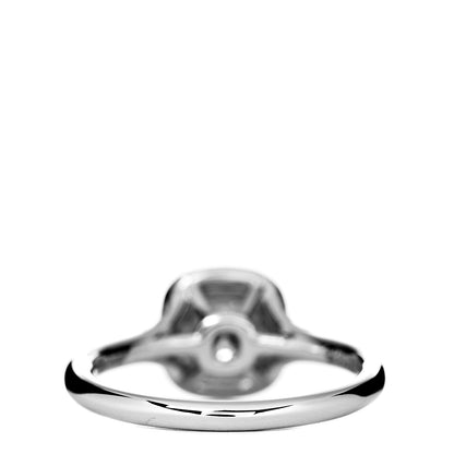 Tiffany Platinum Diamond .30ct Soleste Cushion Cut Double Halo Engagement Ring 49 4.75 4 of 6