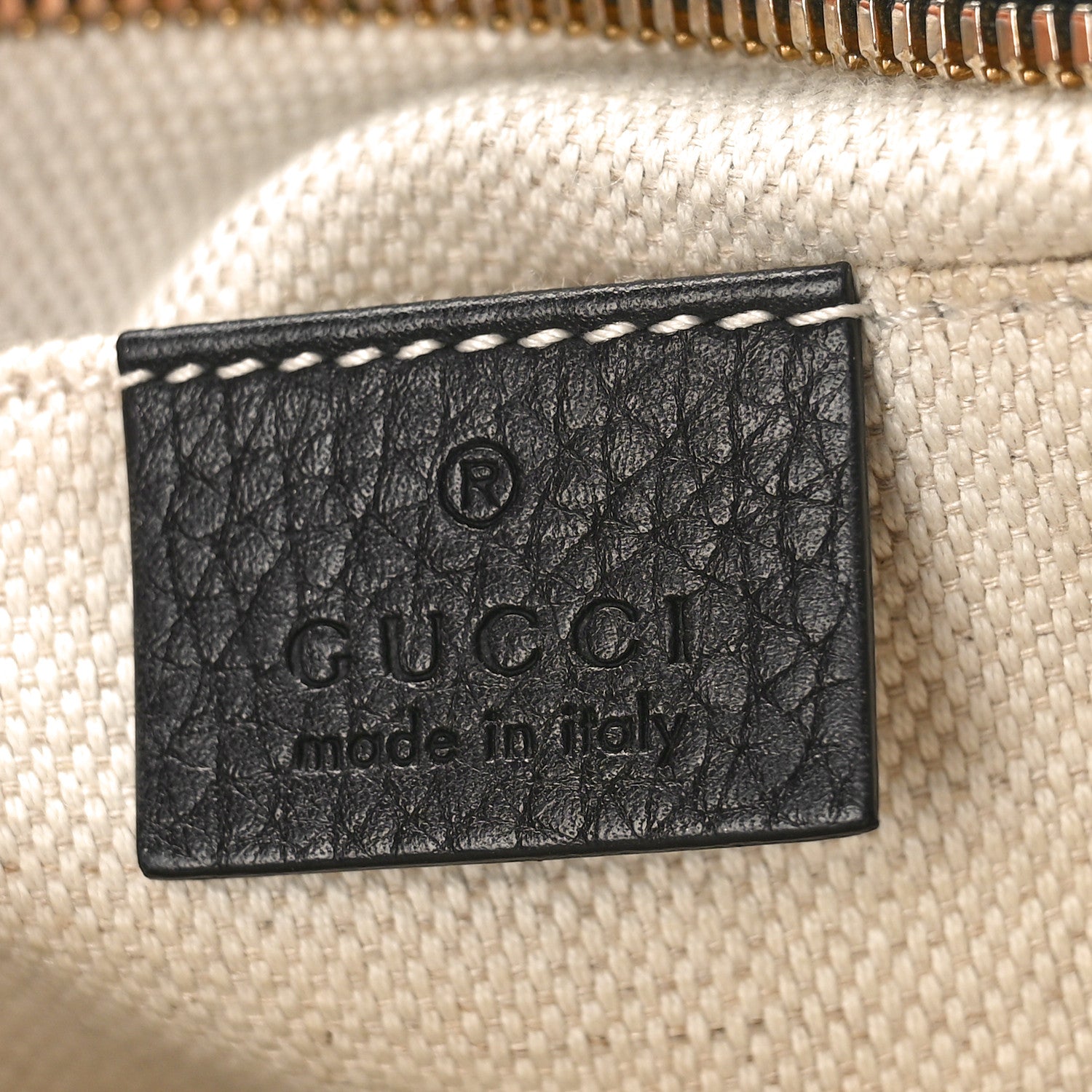 Gucci Pebbled Calfskin Small Soho Disco Bag Black 7 of 9