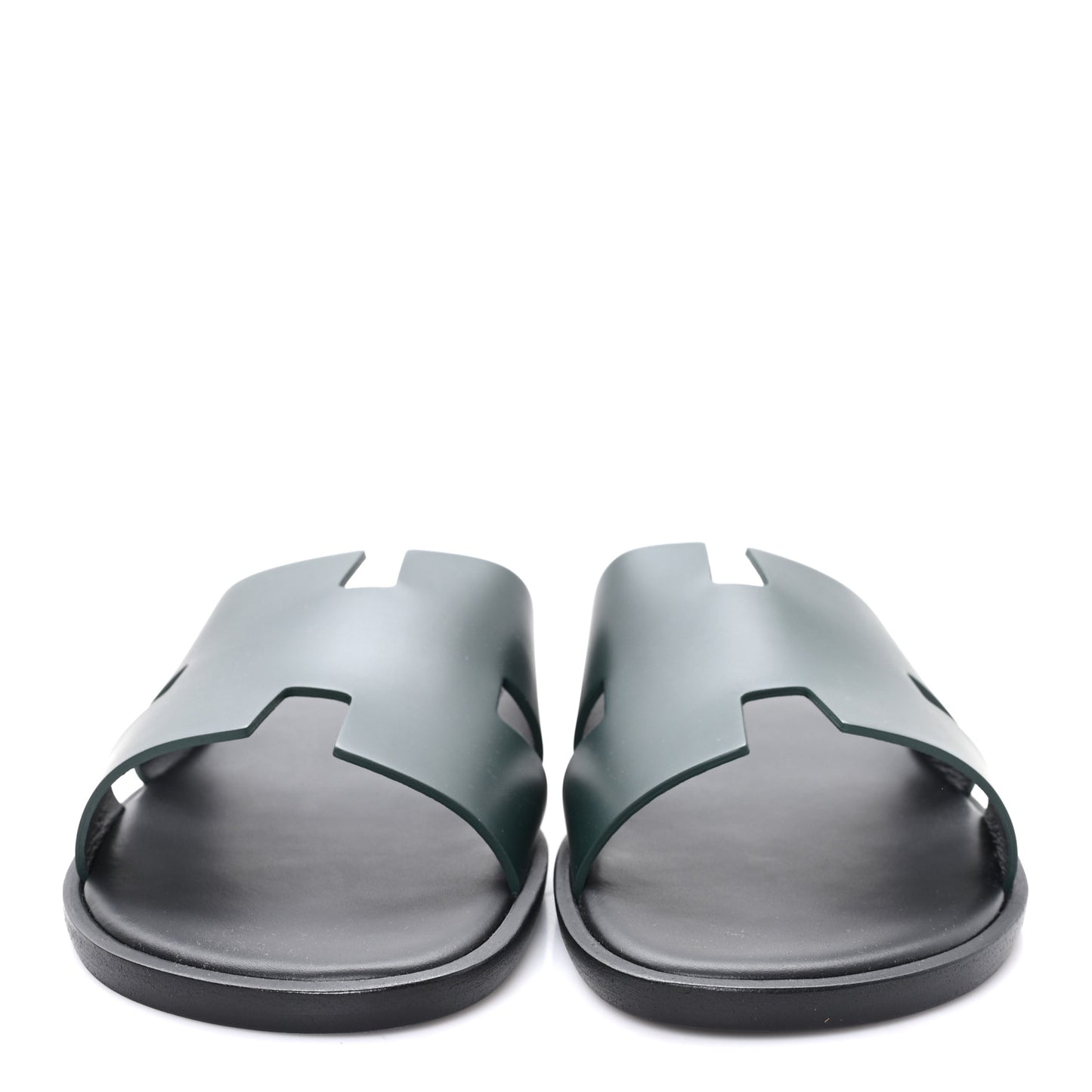 Calfskin Mens Izmir Sandals 44 Vert Fonce