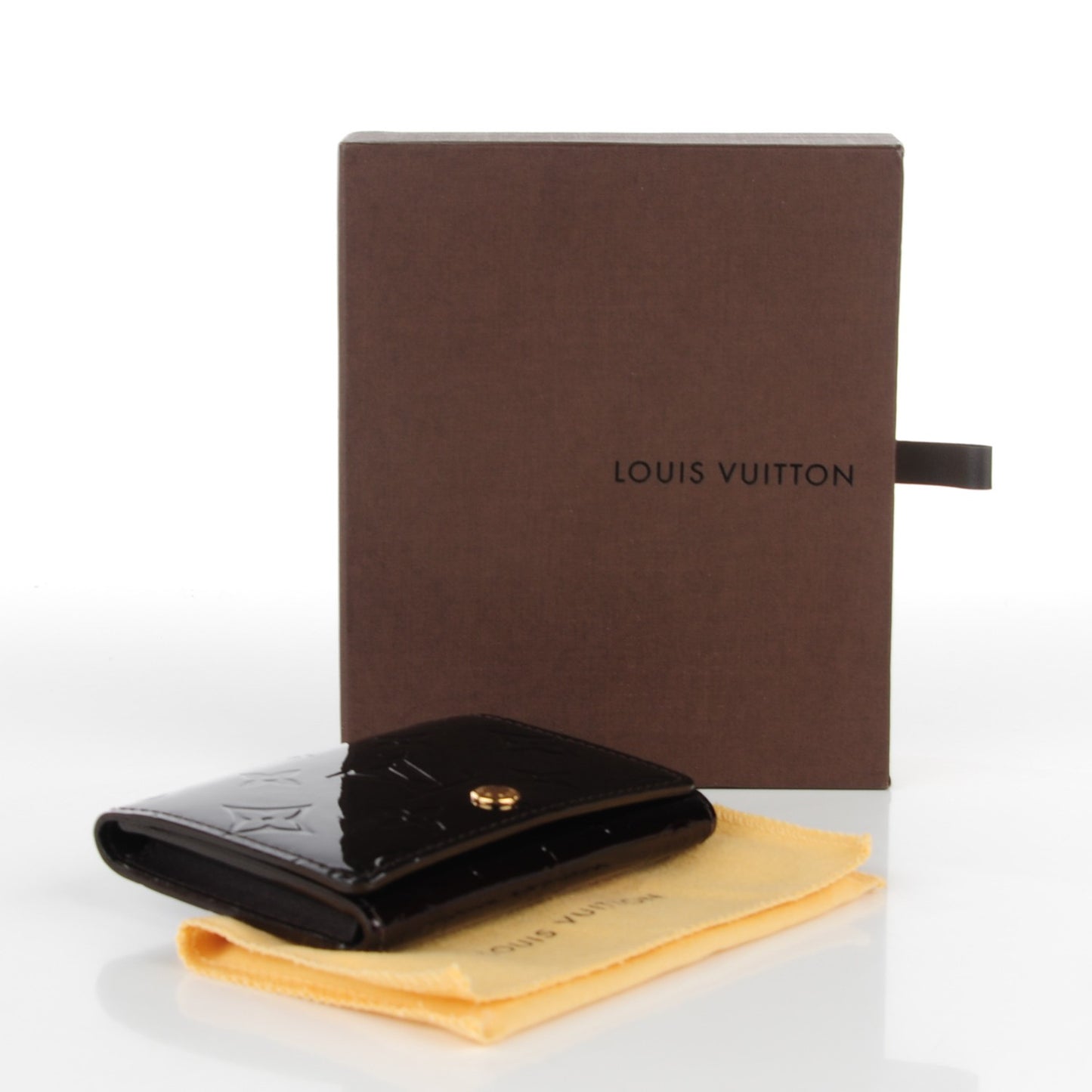 Vernis Business Card Holder Amarante