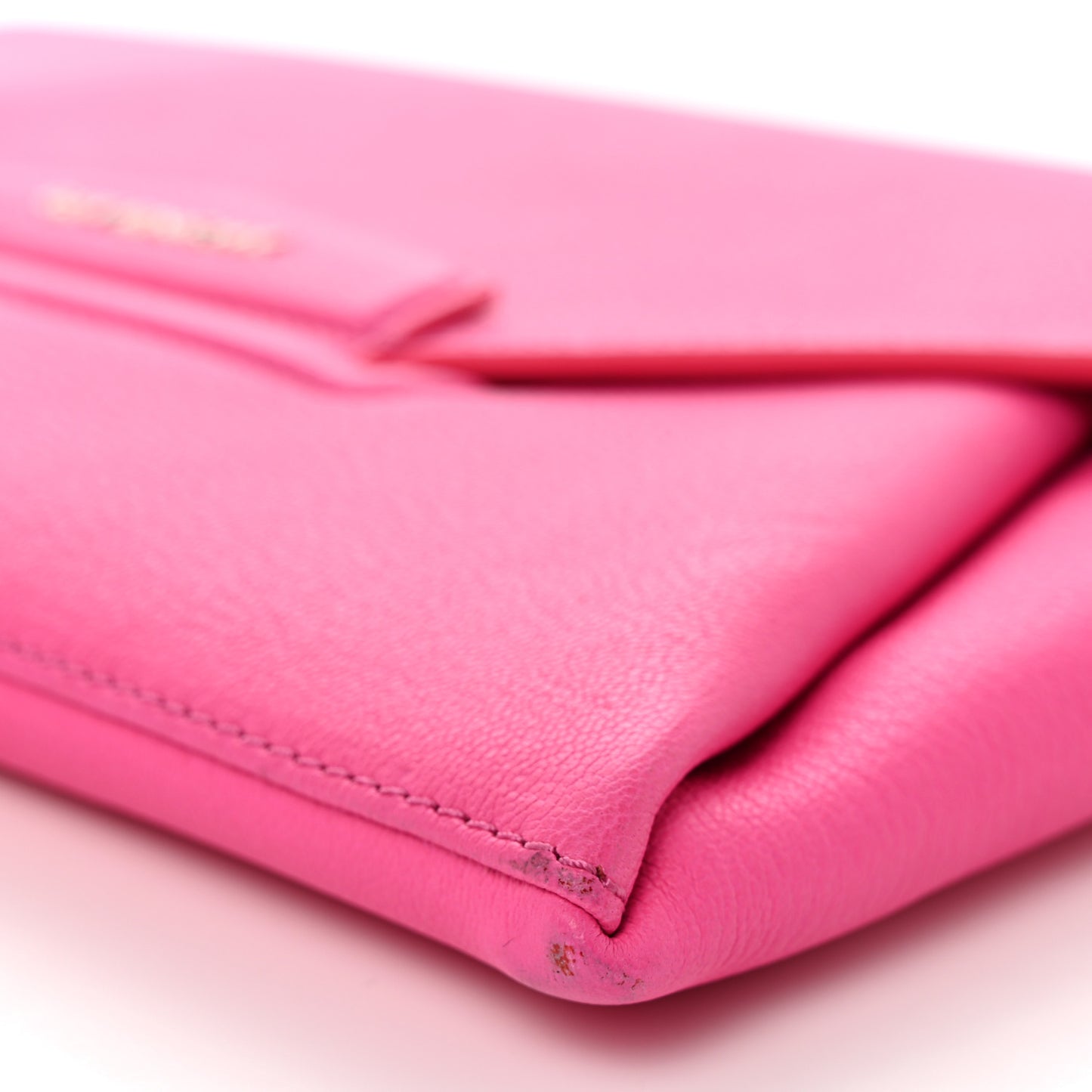 Sugar Goatskin Medium Antigona Envelope Clutch Pink
