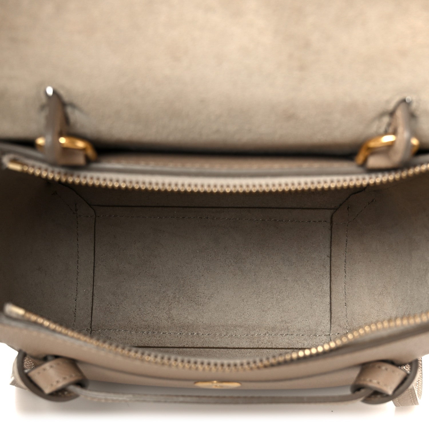 Celine Grained Calfskin Nano Belt Bag Light Taupe 5 of 10