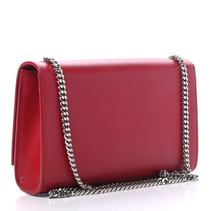 Saint Laurent Smooth Calfskin Medium Classic Monogram Kate Tassel Satchel Lipstick Red 2 of 5