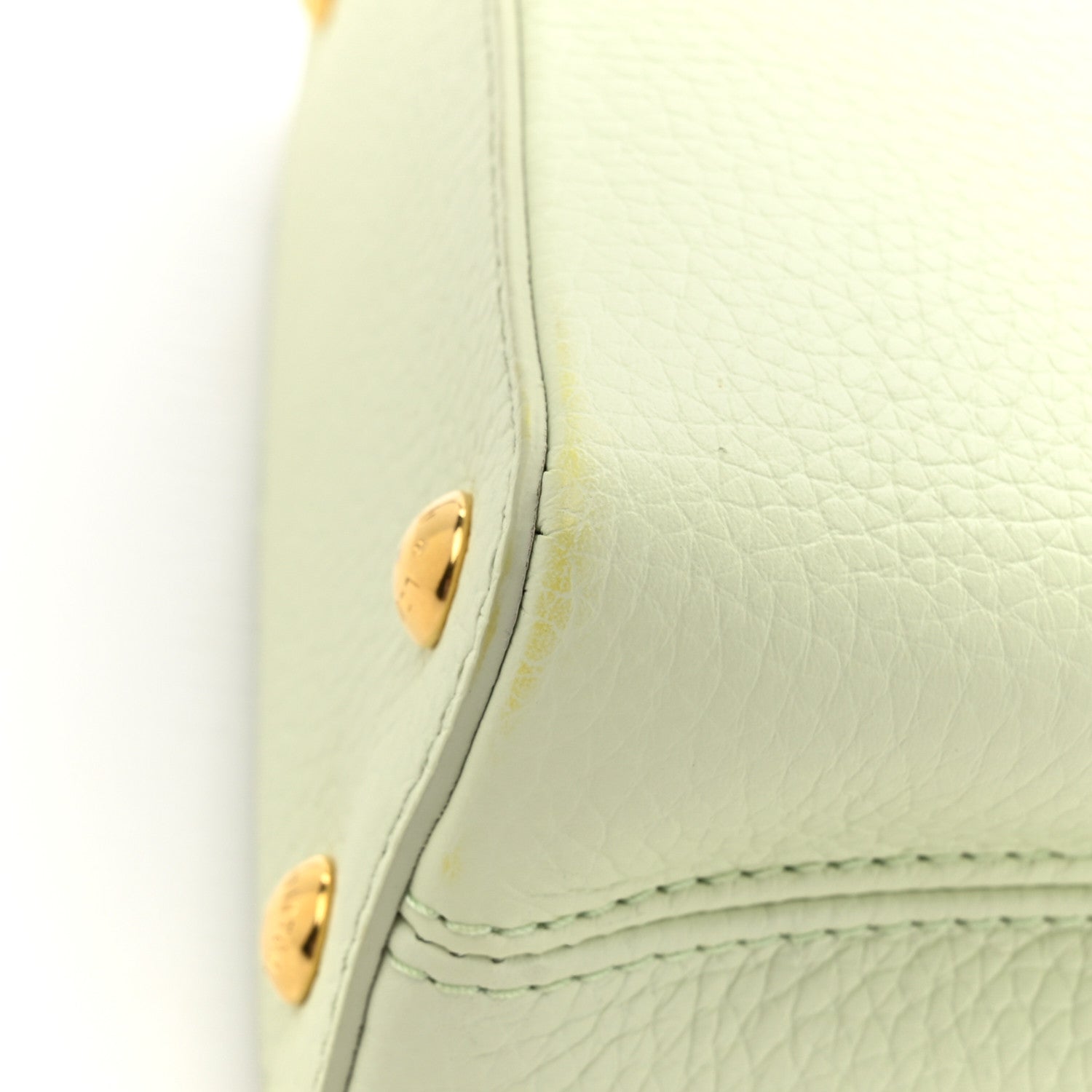 Louis Vuitton Taurillon Karung Mini Capucines Vert D'eau Green 10 of 11