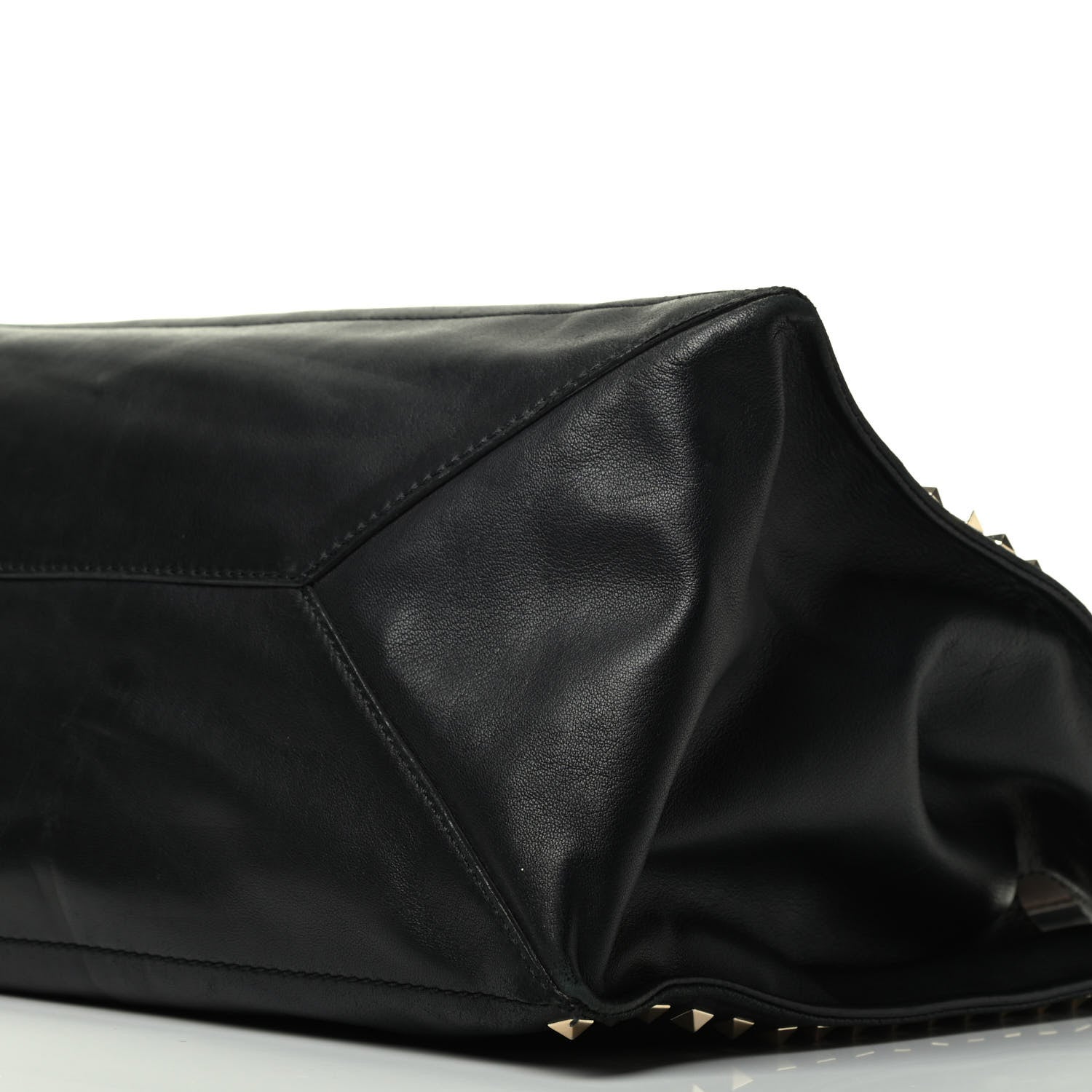 Valentino Garavani Nappa Medium Rockstud Soft Tote Black 9 of 12