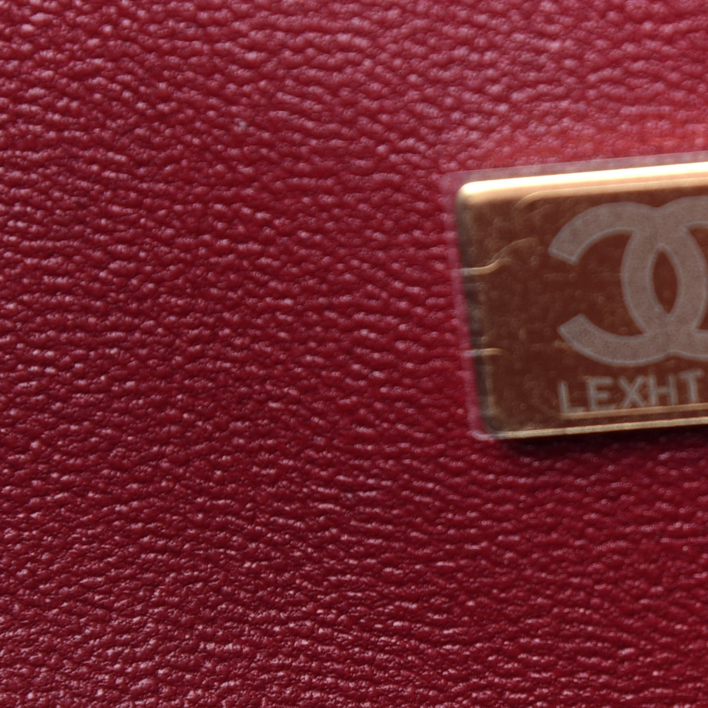 Lambskin Quilted Jumbo Double Flap Burgundy