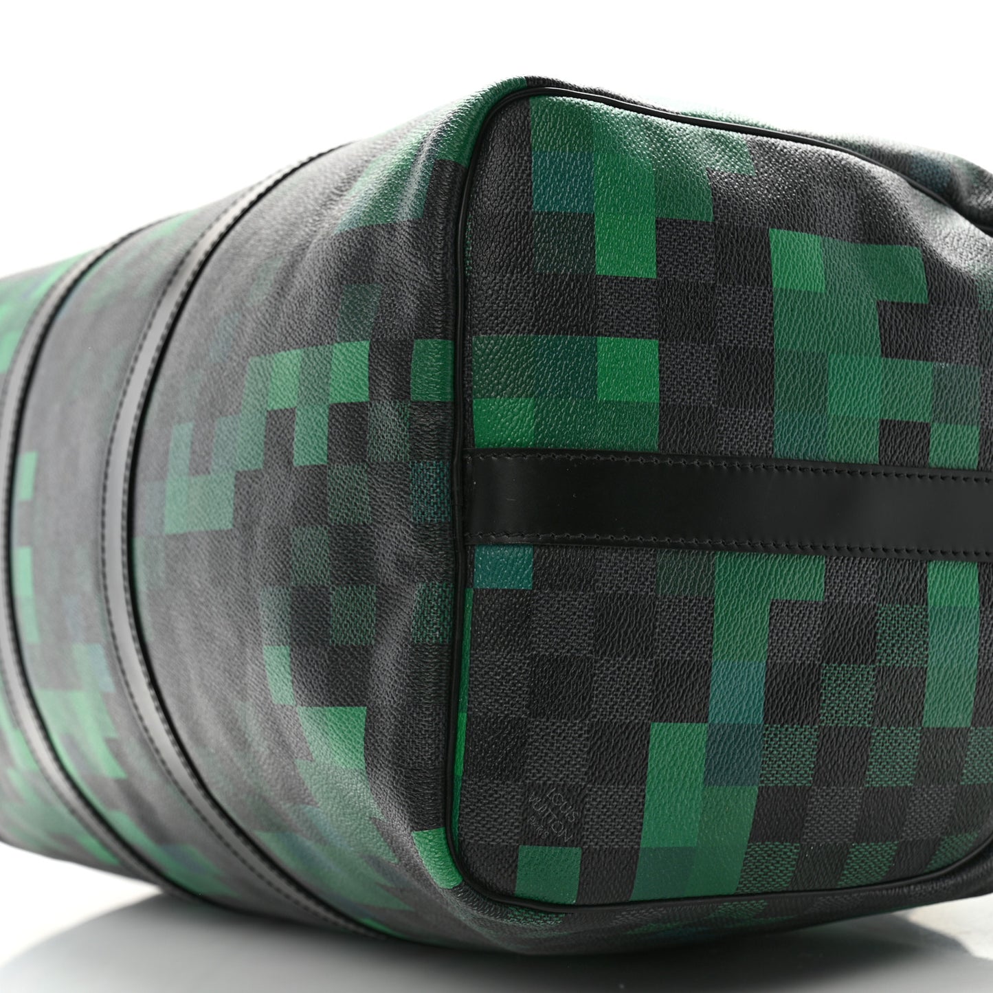 Damier Graphite Pixel Keepall Bandouliere 50 Vert