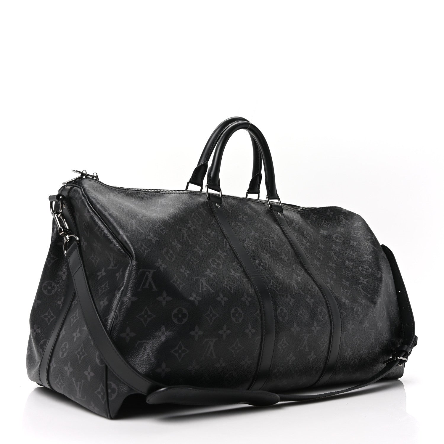 Louis Vuitton Monogram Eclipse Keepall Bandouliere 55 2 of 9