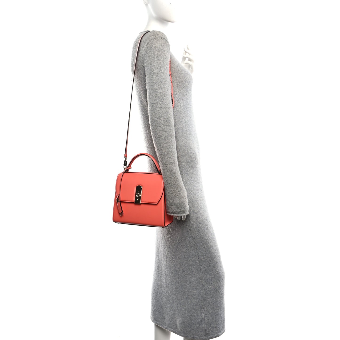 Smooth Calfskin Small Boxyz Orange