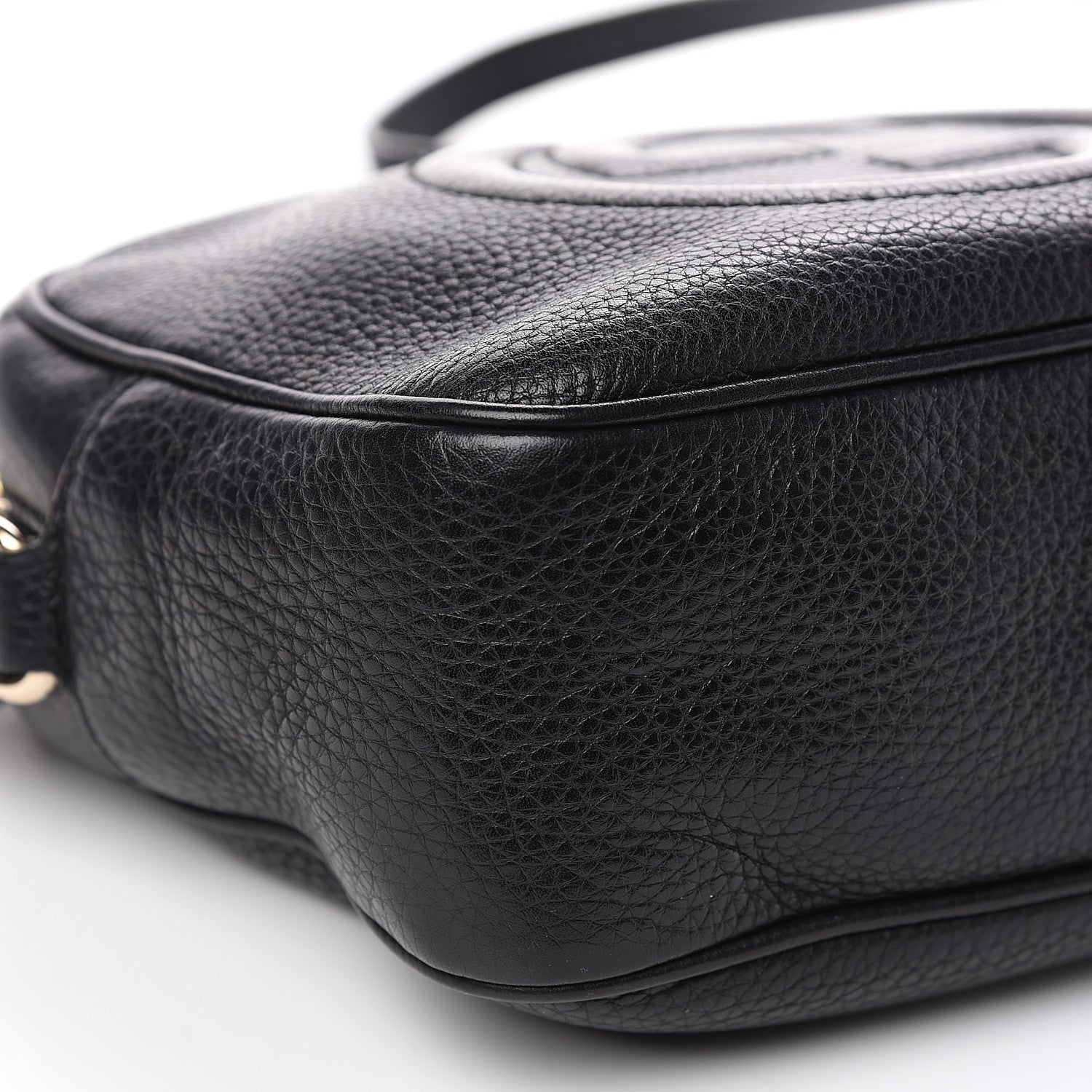 Gucci Pebbled Calfskin Small Soho Disco Bag Black 7 of 13