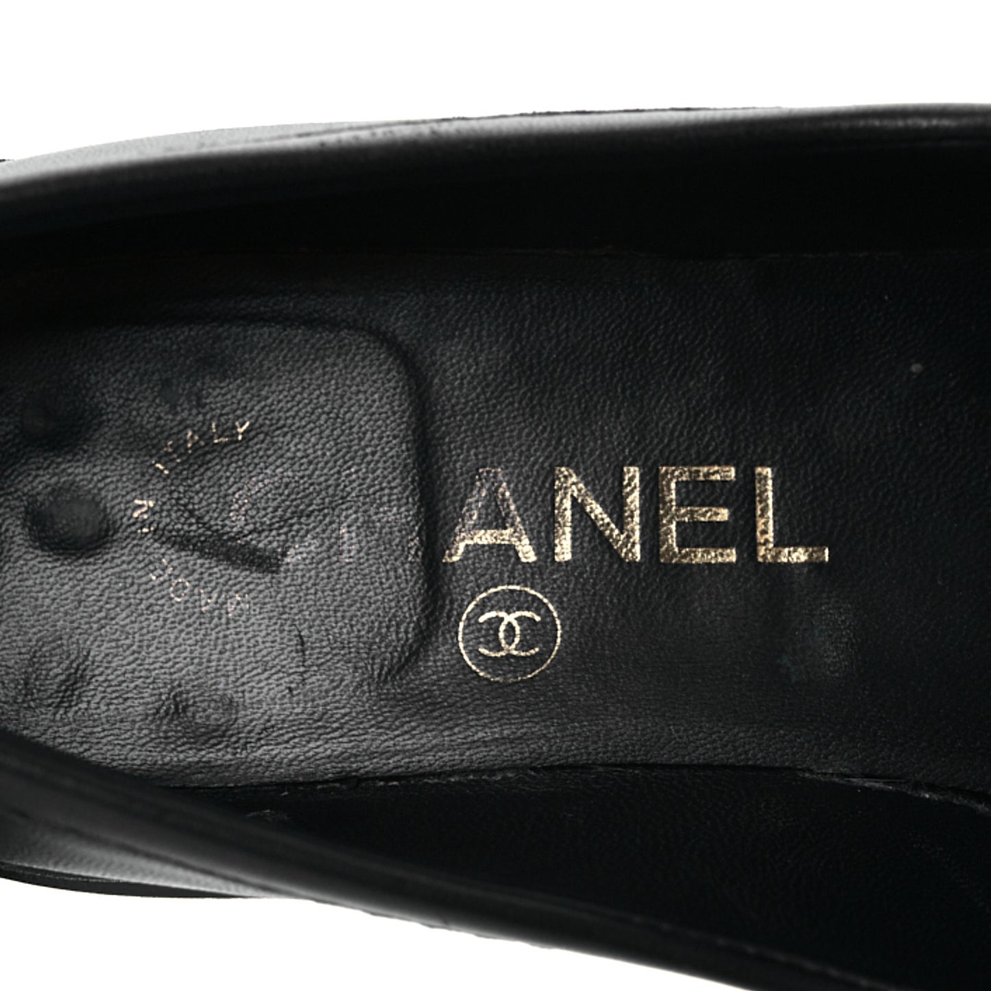 Lambskin Quilted CC Turnlock Loafers 37 Navy