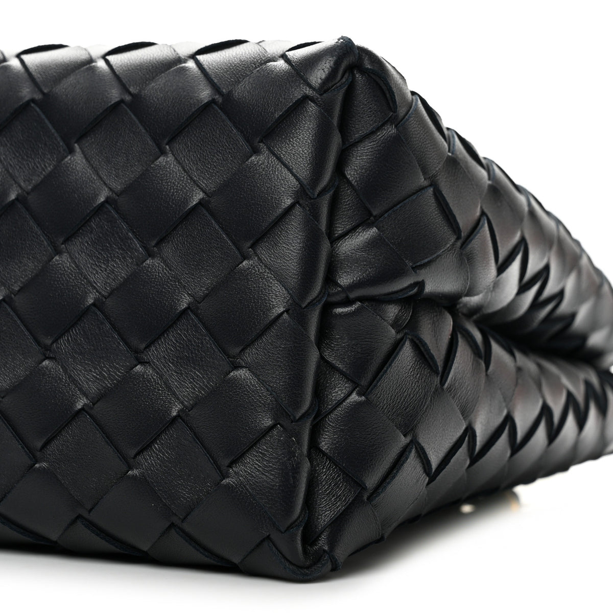 Nappa Intrecciato Small Andiamo With Chain Shoulder Bag Nocturnal