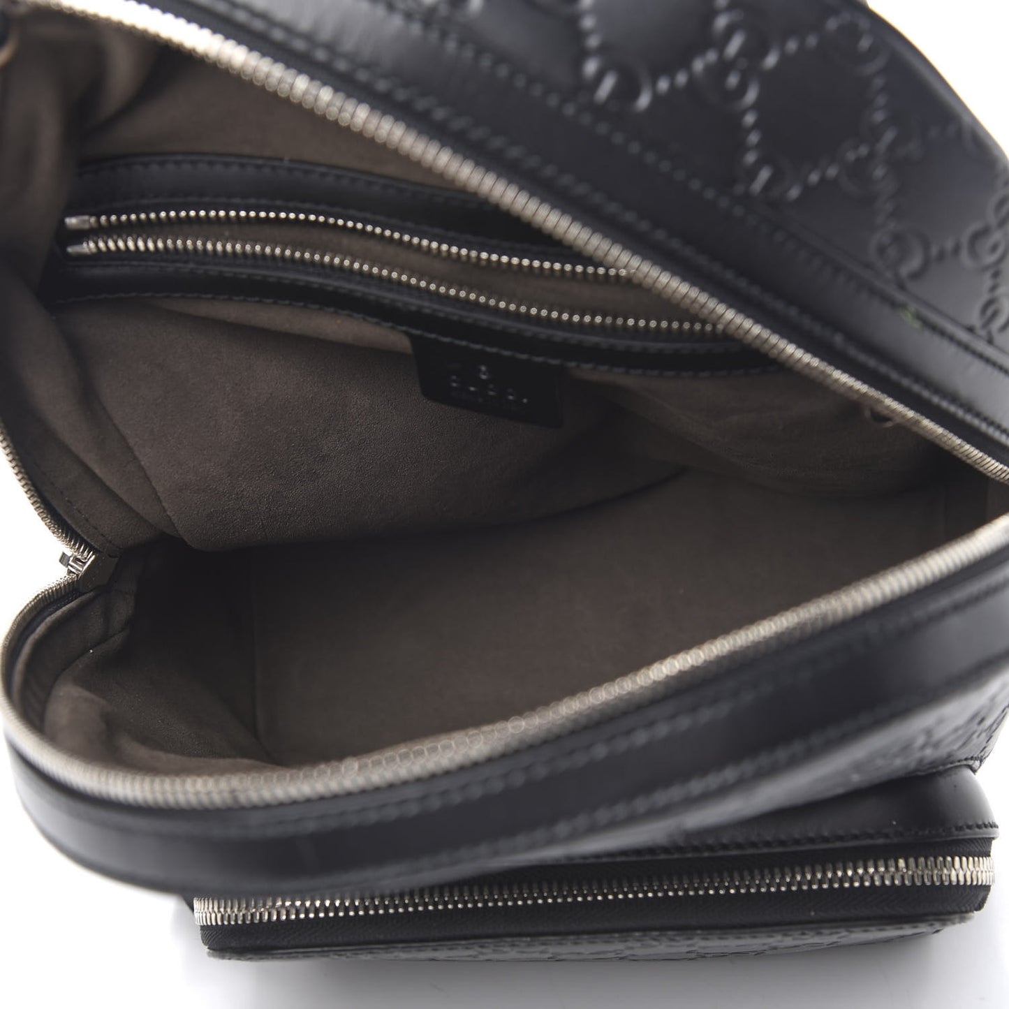 Guccissima Signature Small Day Backpack Black