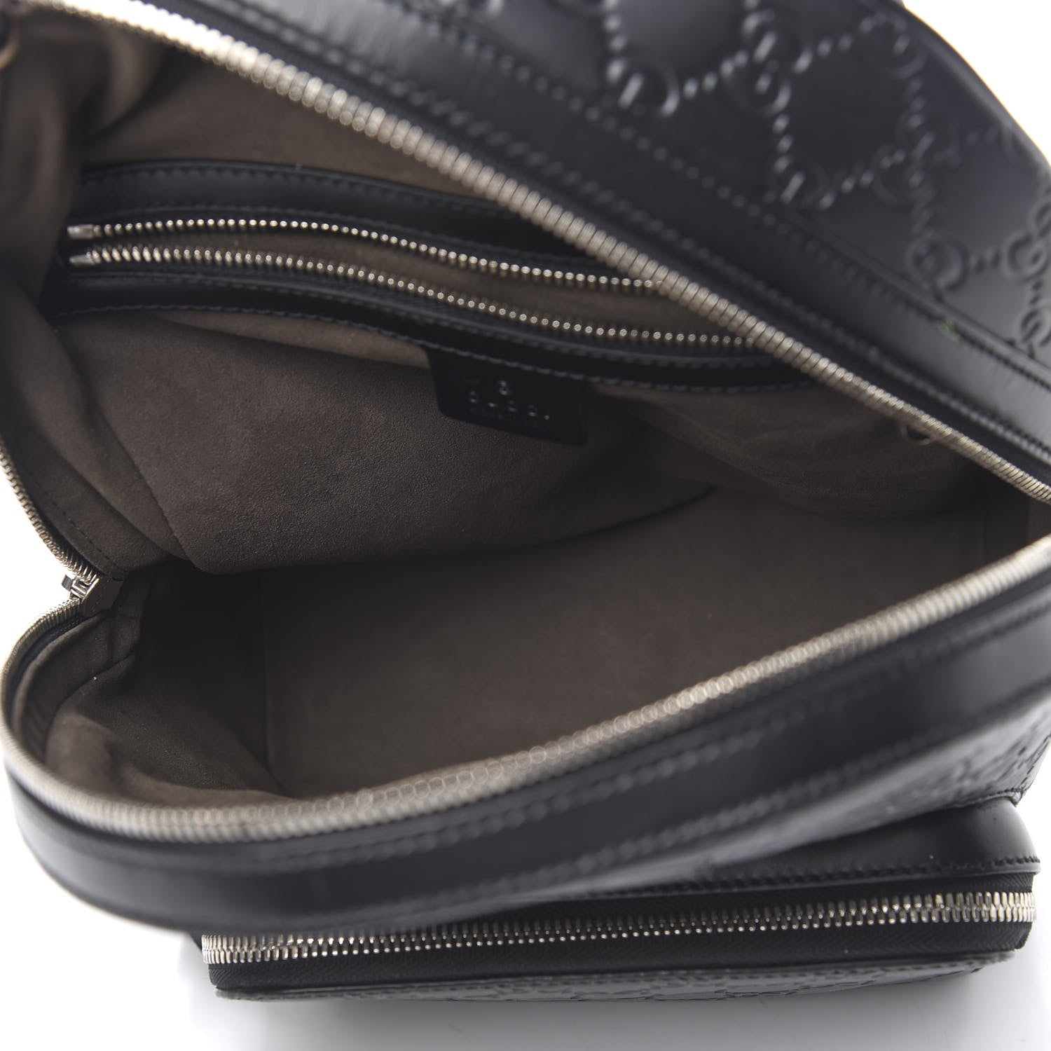 Gucci Guccissima Signature Small Day Backpack Black 4 of 11
