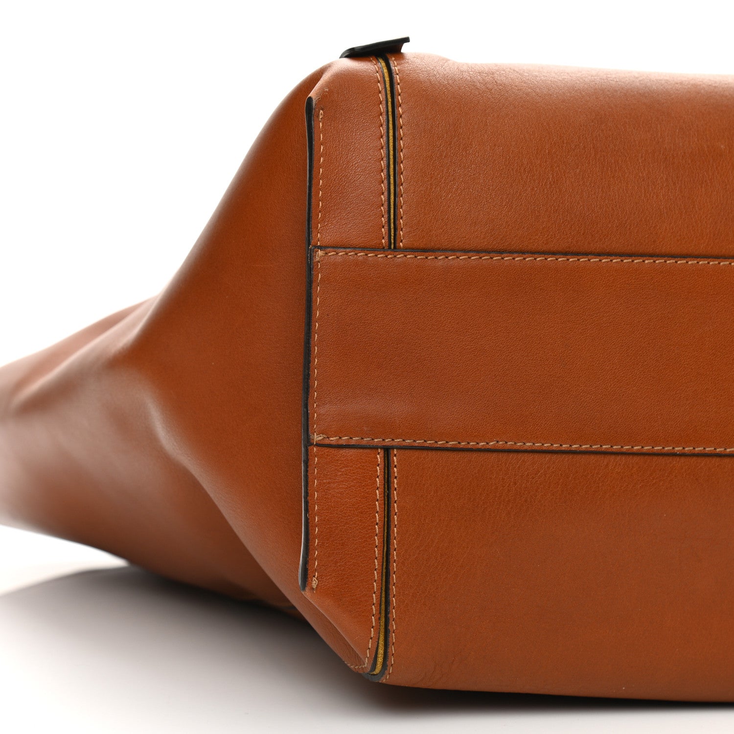Chloe Smooth Calfskin Medium Milo Shopping Tote Caramel 9 of 12