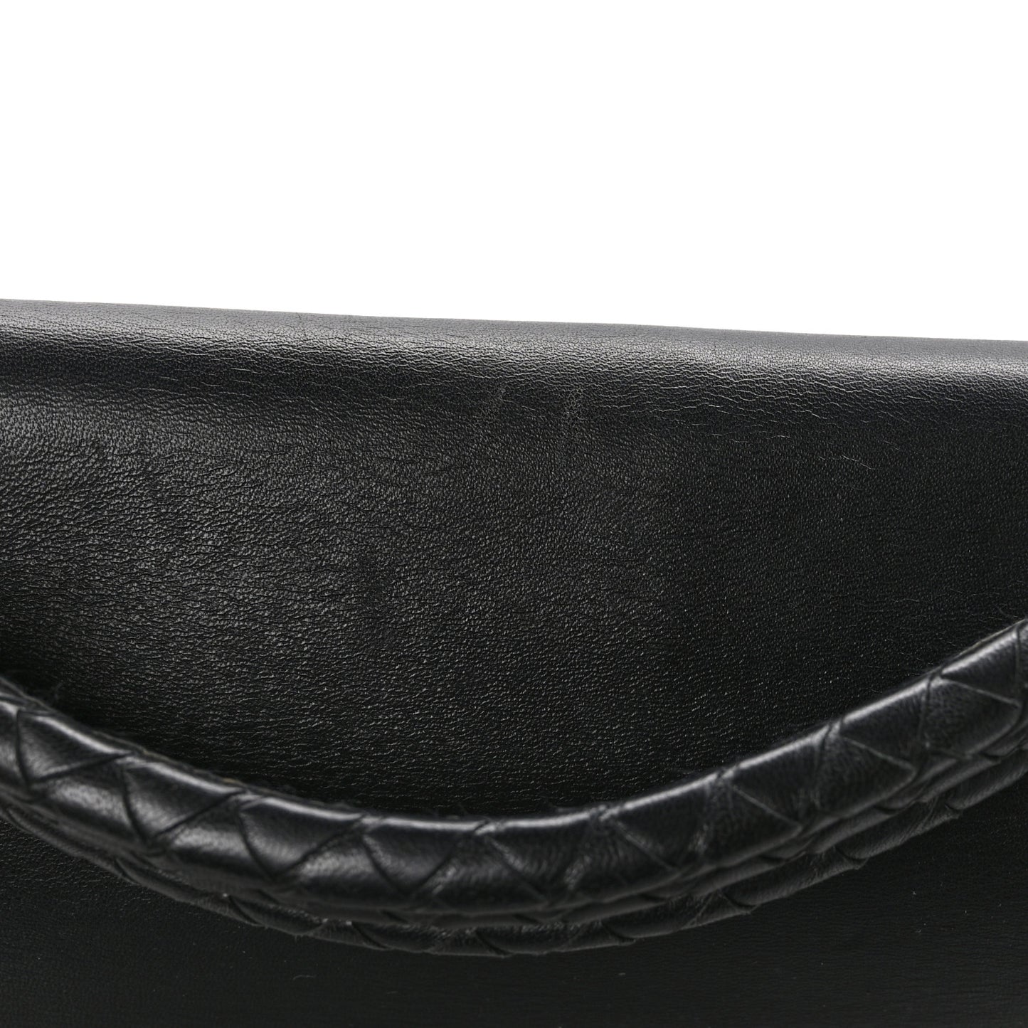 Calfskin Intrecciato Briefcase Black