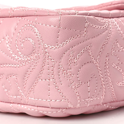 Versace Nappa Barocco Quilted Vanitas Medea Shoulder Bag Pink 8 of 8